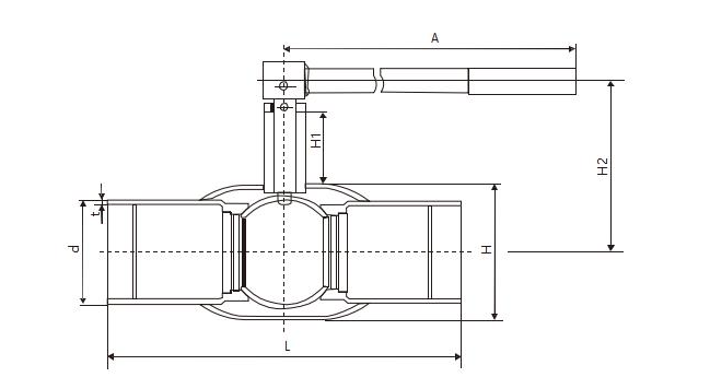 SQ61F 锁闭焊接球阀(图1)